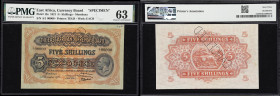 EAST AFRICA. East African Currency Board. 5 Shillings, 15.12.1921. P-13s. Specimen. PMG Choice Uncirculated 63.