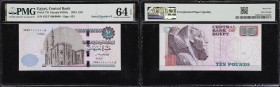 EGYPT. Lot of (6). Government of Egypt & Central Bank of Egypt. 5 Piastres, 5, 10, 20, 50, & 200 Pounds, 1940-2021. P-72j, 73l, 74e, 75g, 77n, & 163. ...