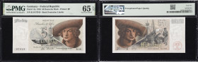 GERMANY, FEDERAL REPUBLIC. Bank Deutscher Lander. 50 Deutsche Mark, 9.12.1948. P-14a. PMG Gem Uncirculated 65 EPQ.