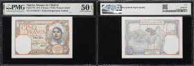 ALGERIA. Lot of (7). Banque de l'Algerie & Banque Centrale d'Algerie. Mixed Denominations, 1942-70. P-77b, 85, 89, 92b, 123b, 128a, & 128b. PMG Very F...