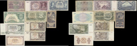 AUSTRIA. Lot of (28). Oesterreichische Nationalbank & Alliierte Militarbehorde . Mixed Denominations, 1924-54. P-Various. Fine to Very Fine.