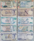 BERMUDA. Lot of (5). Bermuda Monetary Authority. 1, 2, 10, & 20 Dollars, 1982-2000. P-28b, 30b, 40Ab, 50a & 53A. Fine to Uncirculated.