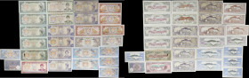 BHUTAN. Lot of (27). Royal Monetary Authority of Bhutan & Royal Government of Bhutan. Mixed Denominations, Mixed Dates. P-Various. Good to Uncirculate...
