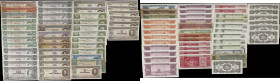 BOLIVIA. Lot of (42). Banco Central de Bolivia. 5 to 10,000 Bolivianos, 1945-62. P-Various. Very Good to Uncirculated.