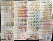 BRAZIL. Lot of (149). Banco Central do Brasil. Mixed Denominations, Mixed Dates. P-Various. Good to Uncirculated.