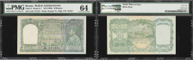 BURMA. Reserve Bank of India - Burma. 10 Rupees, ND (1938). P-5. Jhun5.5.1. PMG Choice Uncirculated 64.