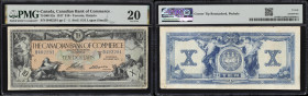 CANADA--CHARTERED BANKS. Canadian Bank of Commerce. 10 Dollars, 2.1.1917. CH #75-16-04-12a. PMG Very Fine 20.