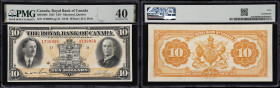 CANADA--CHARTERED BANKS. Royal Bank of Canada. 10 Dollars, 3.1.1927. CH #630-14-08. PMG Extremely Fine 40.