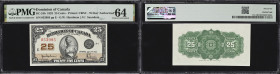 CANADA--DOMINION OF CANADA. Dominion of Canada. 25 Cents, 2.7.1923. DC-24b. PMG Choice Uncirculated 64.