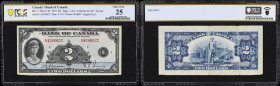 CANADA--BANK OF CANADA. Bank of Canada. 2 Dollars, 1935. BC-3. English Text. PCGS Banknote Very Fine 25.
