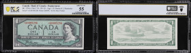CANADA--BANK OF CANADA. Bank of Canada. 1 Dollar, 1954. BC-37bA-i. Replacement. PCGS Banknote About Uncirculated 55.