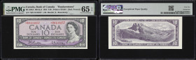 CANADA--BANK OF CANADA. Bank of Canada. 10 Dollars, 1954. BC-40bA. Replacement. PMG Gem Uncirculated 65 EPQ.