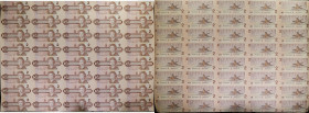 CANADA--BANK OF CANADA. Uncut Sheet of (40). Bank of Canada. 2 Dollars, 1986. BC-55a.