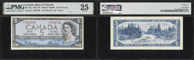 CANADA--BANK OF CANADA. Lot of (3). Bank of Canada. 2, 5, & 20 Dollars, 1954-74. BC-31b, BC-33a, & BC-47a. PMG Very Fine 25 to Choice Uncirculated 64 ...