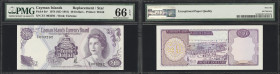 CAYMAN ISLANDS. Cayman Islands Currency Board. 40 Dollars, 1974 (ND 1981). P-9a*. Replacement/Star. PMG Gem Uncirculated 66 EPQ.