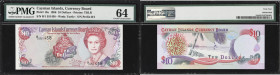 CAYMAN ISLANDS. Lot of (4). Cayman Islands Currency Board & Cayman Islands Monetary Authority. 5, 10, 25, & 50 Dollars, 1996-2014 & 2003 (ND 2007). P-...
