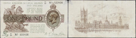 GREAT BRITAIN. Lords Commissioners of His Majesty's Treasury. 1 Pound, ND (1922-23). P-359a. T31. Good.
