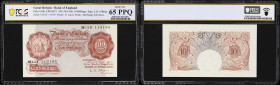 GREAT BRITAIN. Bank of England. 10 Shillings, ND (1955-60). P-368c. PCGS Banknote Gem Uncirculated 65 PPQ.