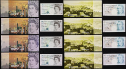 GREAT BRITAIN. Lot of (6). Bank of England. 5 Pounds, 1990 (ND 1997). P-CS7. Uncirculated.