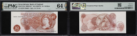 GREAT BRITAIN. Lot of (5). Bank of England. 10 Shillings, 1, 20, & 50 Pounds, 1994-2010 & ND (1966-2015). P-373c, 374g, 388a, 392c & 393a. PMG Choice ...