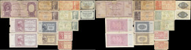 GREECE. Lot of (14). Cassa Mediterranea per la Grecia & Tesoriere delle Isole Jonie. 1, 5, 10, 50, 100, 500 & 5000 Dracme, ND (1941). P-Various. Itali...