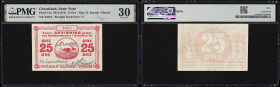 GREENLAND. Styrelsen af Kolonierne i Gronland. 25 Ore, ND (1913). P-11a. PMG Very Fine 30.