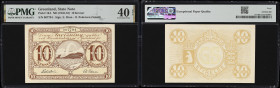 GREENLAND. Gronlands Styrelse. 10 Kroner, ND (1945-1952). P-16A. PMG Extremely Fine 40 EPQ.