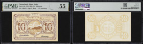 GREENLAND. Gronlands Styrelse. 10 Kroner, ND (1926-52). P-16e. PMG About Uncirculated 55.
