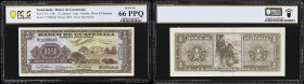 GUATEMALA. Banco de Guatemala. 1/2 Quetzal, 18.1.1961. P-41c. PCGS Banknote Gem Uncirculated 66 PPQ.