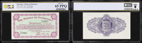 GUERNSEY. Treasurer of The States of Guernsey. 10 Shillings, 1.6.1959. P-42b. PCGS Banknote Gem Uncirculated 65 PPQ.