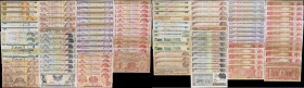 HONDURAS. Lot of (58). Banco Central de Honduras. 1, 2, 5, 10, 20, 50 & 100 Lempiras, 1965-2008. P-Various. Good to About Uncirculated/Uncirculated.