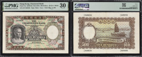 HONG KONG (SAR). Chartered Bank. 500 Dollars, ND (1975). P-72c. KNB43d. PMG Very Fine 30.