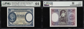 HONG KONG (SAR). Hong Kong & Shanghai Banking Corporation. 1 Dollar, 1.6.1935. P-172c. KNB59c. PMG Choice Uncirculated 64.