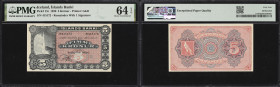 ICELAND. Lot of (2). Islands Banki. 5 Kronur, 1920. P-15r. Consecutive Remainders. PMG Choice Uncirculated 64 EPQ.