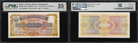 INDIA - PRINCELY STATES. Government of Hyderabad. 10 Rupees, ND (1946-47). P-S274e. Jhun&Rez 7.9.5. PMG Choice Very Fine 35.