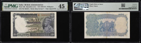 INDIA. Government of India. 10 Rupees, ND (1928-35). P-16b. Jhun&Rez 3.8.2. PMG Choice Extremely Fine 45.