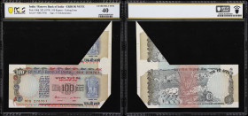 INDIA. Reserve Bank of India. 100 Rupees, ND (1979). P-86d. Cutting Error. PCGS Banknote Extremely Fine 40.