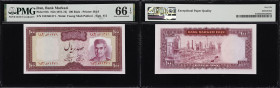 IRAN. Lot of (6). Bank Markazi Iran. 100, 200 & 500 Rials, ND (1971-73). P-91b, 92a & 93b. Consecutive Pairs. PMG Choice Extremely Fine 45 to Gem Unci...