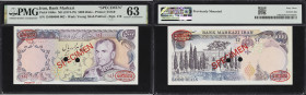 IRAN. Bank Markazi Iran. 5000 Rials, ND (1974-79). P-106bs. Specimen. PMG Choice Uncirculated 63.