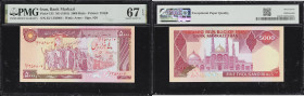 IRAN. Lot of (2). Bank Markazi Iran. 5000 Rials, ND (1981). P-133. PMG Superb Gem Uncirculated 67 EPQ.