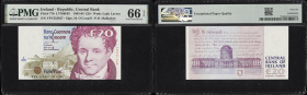 IRELAND. Central Bank of Ireland. 20 Pounds, 9.12.1999. P-77b. LTN90/95. PMG Gem Uncirculated 66 EPQ.