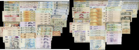 ISRAEL. Lot of (65). Mixed Banks. Mixed Denominations, ND (1948-52) & 1952-98. P-Various. Good to About Uncirculated.