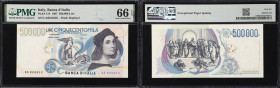 ITALY. Banca d'Italia. 500,000 Lire, 6.5.1997. P-118. PMG Gem Uncirculated 66 EPQ.