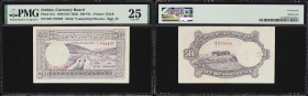 JORDAN. The Hashemite Kingdom of Jordan. 500 Fils, 1949 (ND 1952). P-5Ac. PMG Very Fine 25.