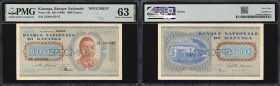 KATANGA. Banque Nationale du Katanga. 1000 Francs, ND (1960). P-10s. Specimen. PMG Choice Uncirculated 63.