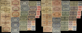LATVIA. Lot of (36). Latwijas Walsts Kases & Treasury. Mixed Denominations, 1919 & ND (1919-20). P-Various. Fine to About Uncirculated.
