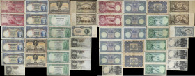 LATVIA. Lot of (23). Latvijas Valsts Kases Zime & Latvijas Bank. Mixed Denominations, 1928-40. P-Various. Good to Extremely Fine.