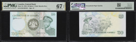 LESOTHO. Central Bank of Lesotho. 20 Maloti, 1984. P-7b. PMG Superb Gem Uncirculated 67 EPQ.