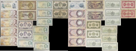 LUXEMBOURG. Lot of (18). Banque Internationale a Luxembourg & Grand-Duche de Luxembourg. Mixed Denominations, 1943-81 & ND (1944-54). P-Various. Very ...