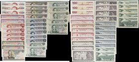 LUXEMBOURG. Lot of (29). Grand-Duche de Luxembourg. 10, 20, 50 & 100 Francs, 1961-80. P-Various. Very Good to About Uncirculated.